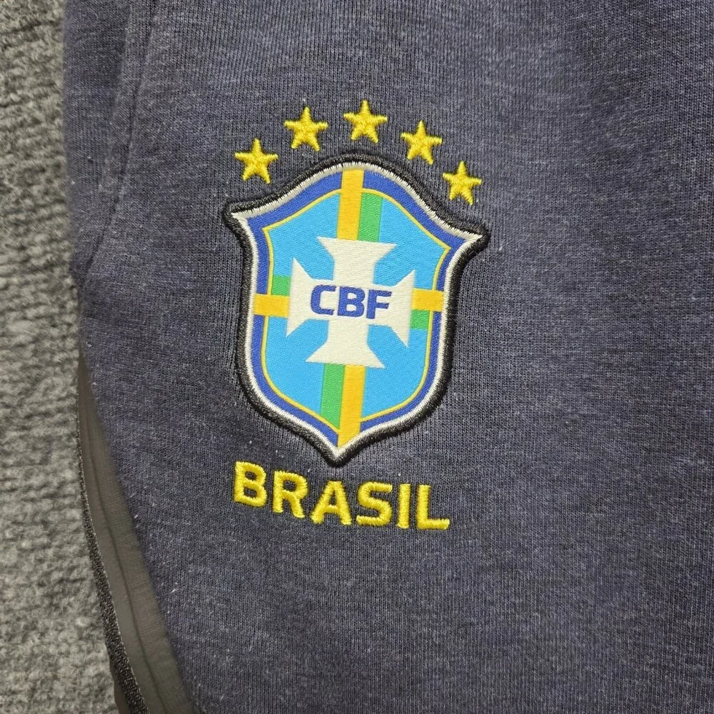 Nike Joggers Mens XL Blue CBF Brazil National Team Tech Fleece Soccer 902228-477